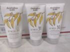 Lot of 3 Australian Gold Botanical Sunscreen Mineral Lotion SPF 30 Non-Greasy