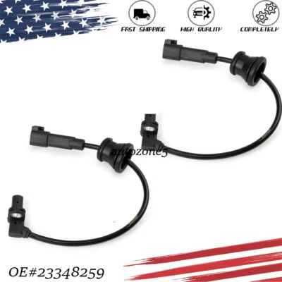 2X Rear ABS Wheel Speed Sensor For Chevrolet Equinox TERRAIN 10-17 Left & Right - Image 1 of 4