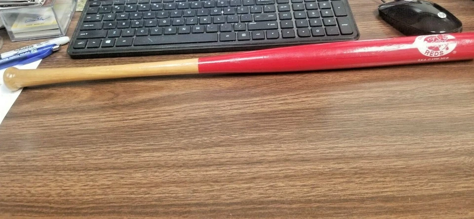 Mini bate de béisbol 1998 Cincinnati Reds Souvernir 22" Tei MLB color rojo Foto 1 de 2