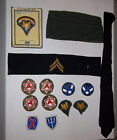 97th Infantry 10TH MOUNTAIN 6th Army Specialist E4 XVPatches Army Corps Garrison