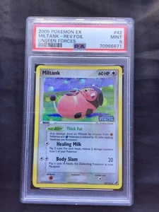 Pokemon Cards: EX Unseen Forces Reverse Holo: Miltank 42/115 PSA 9 - Foto 1 di 6
