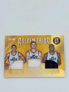 2016-17 Panini Gold Standard Dante Exum Gordon Hayward Alec Burks /49 Trios #12 - Picture 1 of 2