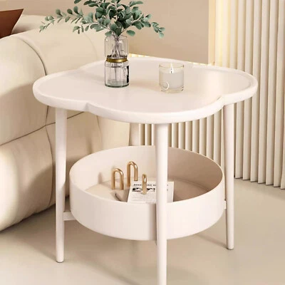 Office Floor Mount End Table Home Coffee Table Sofa Side Snack Table - Image 1 of 4
