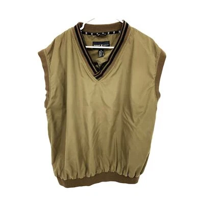 Chaleco Haggar Golf Cuello Beige Azul Talla XXL Foto 1 de 4