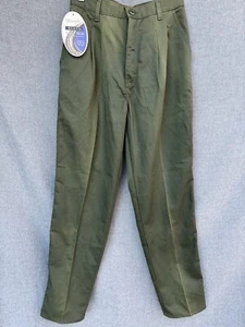 Vintage Wrangler Riata Damen 6 x 32 Bundfaltenhose grün neu mit Etikett - Bild 1 von 10