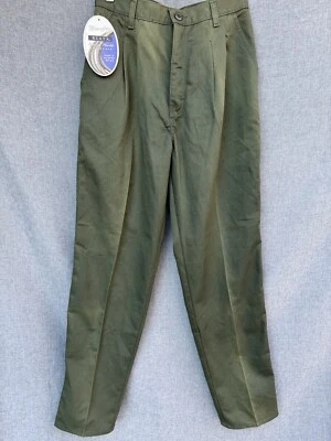 Vintage Wrangler Riata Women's 6 X 32 Pleated Pants Green NWT - Image 1 of 4