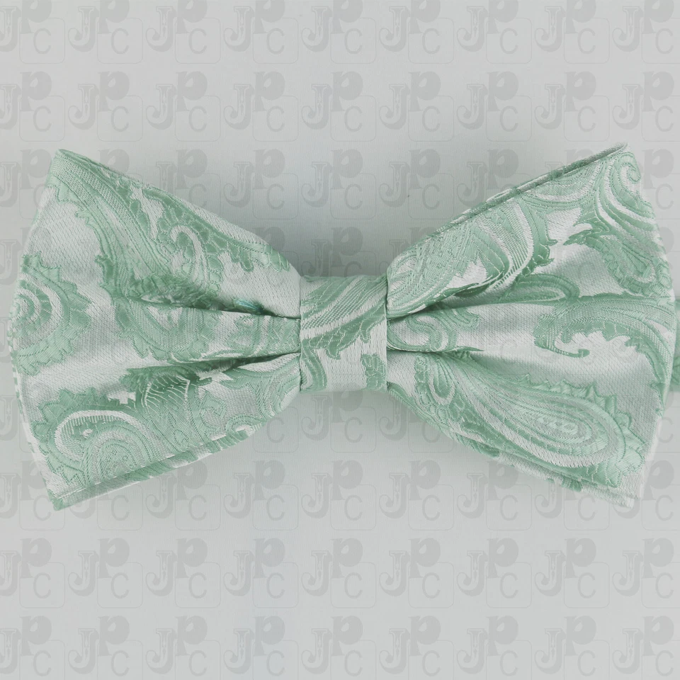 Pajarita de microfibra de cachemira preatada mariposa para hombre solo BT600 Foto 1 de 1