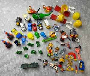 Lote de piezas y coche de juguete vintage Kinder Sorpresa 1986 Happy Frogs FIGURA 1991 - Imagen 1 de 21