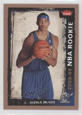 2008-09 Fleer 2008-09 NBA Rookie JaVale McGee #218 Rookie RC Foto 1 de 2