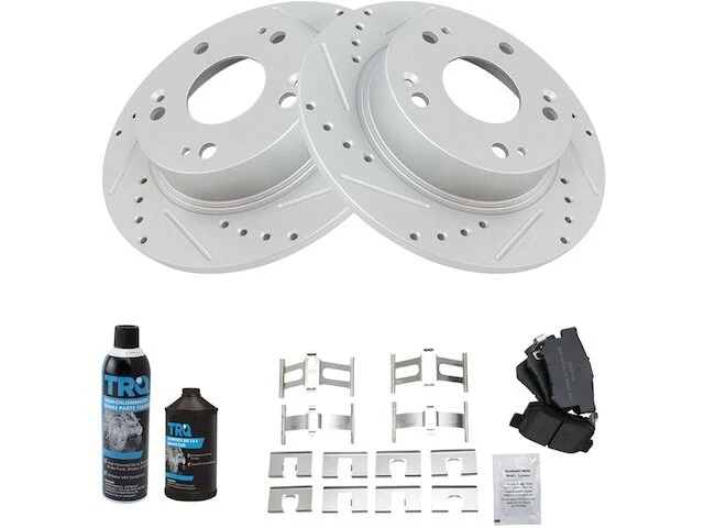 Комплект заднего тормоза и ротора для Acura TSX 2005 2006 2007 ZM825GS 2004-2008 годов выпуска - Изображение 1 из 1