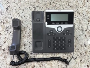 Cisco VOIP CP 7821 IP Business Phone 2 Lines Telephone Office FREE SHIP Desktop - Picture 1 of 9