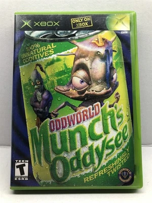 Oddworld: Munch's Oddysee (Microsoft Xbox, 2001) Complete w/ Manual - Tested - Image 1 of 4