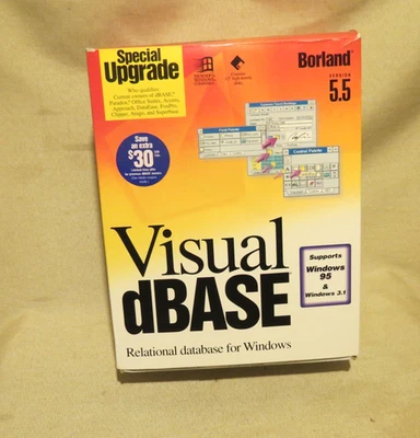 Borland Visual DBase 5.5 Windows 95 & 3.1 GUIDES AND MANUALS only - Image 1 of 2