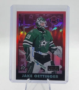 2020-21 JAKE OETTINGER OPC Platinum Retro Red Rainbow Auto SP #R-75 - Picture 1 of 2