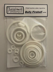 1972 Bally Fireball Pinball Machine Rubber Ring Kit - Picture 1 of 3