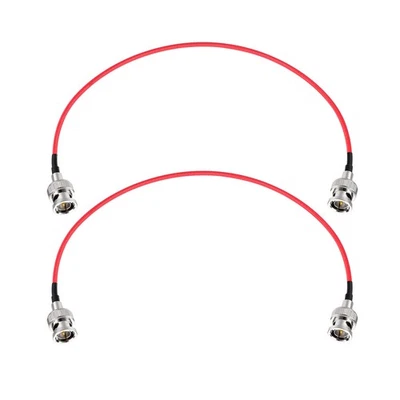 HD BNC Cable RG179 Red for Blackmagic Camera SDI Converter/Recorder CCTV Monitor - Image 1 of 4