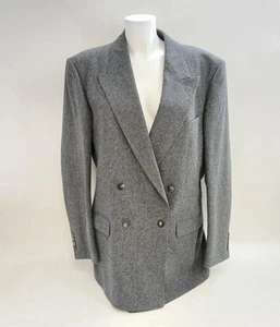 Burberrys Grey Pure New Wool Suit Jacket 46" And Trousers 36" - Picture 1 of 13