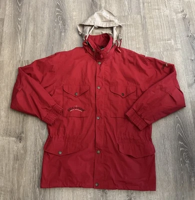 Chaqueta Abrigo Field & Stream De Colección Cremallera Completa Bolsillos Empacable Capucha Para Hombre Mediana Foto 1 de 4