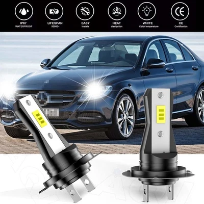 LED headlamp bright 6000K white Hi/Lo beam For Mercedes-Benz C350e 2016-2018 - Image 1 of 4