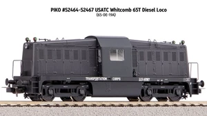 PIKO 52464 HO Spur 65-DE-19-A Diesel USATC II, Neu # - Bild 1 von 1
