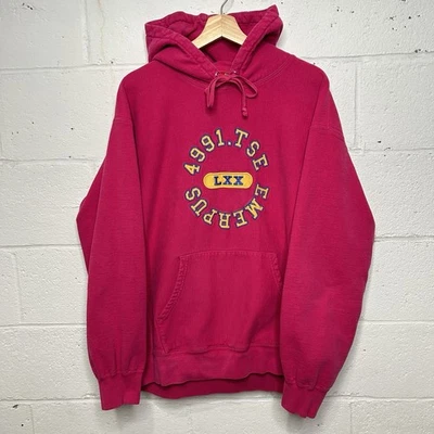Sudadera con Capucha Supreme Reverse "Rosa Fucsia" SS23 Para Hombre X-Grande Usada Foto 1 de 4