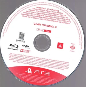 Gran Turismo 6 Promo - PlayStation 3 PS3 - Disc Only - Picture 1 of 1