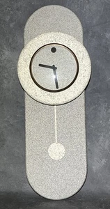 Vintage MCM Empire Pendulum Wall Clock Art Deco Quartz Unique RARE!! - Picture 1 of 11