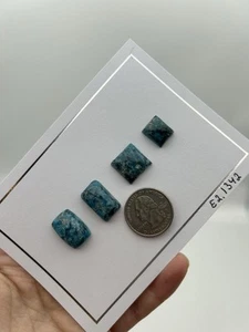 Turquoise Cabs. Ithaca Peak turquoise cabs 10g.47ct. #E2.1342 - Picture 1 of 7
