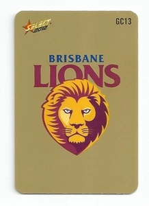 2012 Champions Gold (GC13) Brisbane Logo Card - Picture 1 of 1