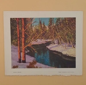 Vintage Christmas Card, 'Eager Spring' By Franz Johnston ARCA OSA - Used - Picture 1 of 4