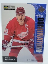 1997-98 Collector's Choice World Domination #W3 Steve Yzerman