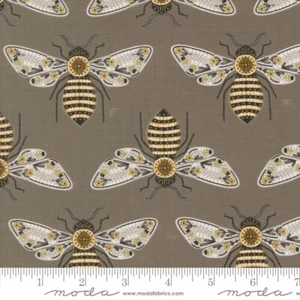 Bee Garden 48411 20 Metallic Schiefer von Gingiber für Moda - Meterware - Bild 1 von 2