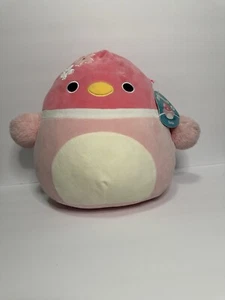 Squishmallows Sonja the Sakura Mallard Duck 11" fiori di ciliegio squishmallow nuovo con etichette - Foto 1 di 6