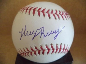 HENRY RODRIGUEZ NATIONALS/A'S PITCHER SIGNED AUTOGRAPHED M.L. BASEBALL W/COA - Picture 1 of 2