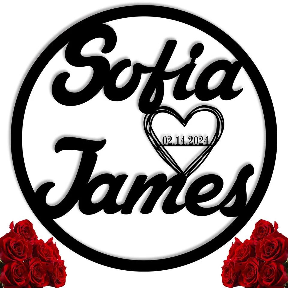 Customized Wedding Sign, Rustic Wedding Decor,Personalized Wedding Gifts - Image 1 of 4