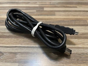 Kabel FireWire IEEE1394, 6pin na 4 bieguny, długość 1,8 m, czarny - Zdjęcie 1 z 2