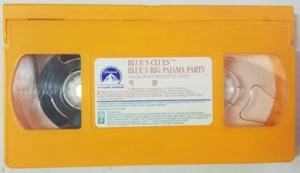 📼 VINTAGE 📼 Nick Jr-Blue’s Clues Big Pajama Party 📼 (VHS, 1999) 📼 TESTED 📼 - Bild 1 von 2