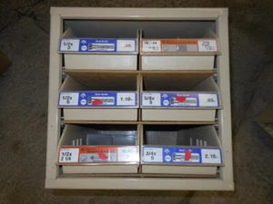 NICE CLEAN Steel Hillman 6 Drawer Hardware Parts Storage Bin 16x13x12” LAST ONES - Picture 1 of 4