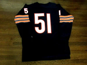 DICK BUTKUS # 51 HOF 79 BEARS SIGNED AUTO CHAMPION VINTAGE COLLECTION JERSEY PSA - Picture 1 of 3