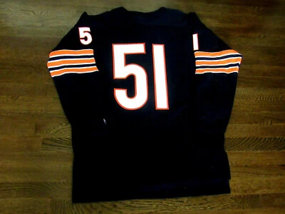 DICK BUTKUS # 51 HOF 79 BEARS SIGNED AUTO CHAMPION VINTAGE COLLECTION JERSEY PSA - Image 1 of 3