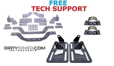 1967-72 Chevrolet GMC 4X4 LS Swap Cross Member Powder Coat Complete Kit - Image 1 of 4