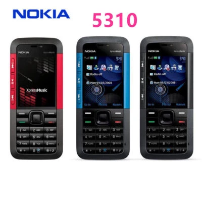 Original Nokia 5310 XpressMusic Unlocked Phone Bluetooth MP3 FM 1 year Warranty - Image 1 of 4