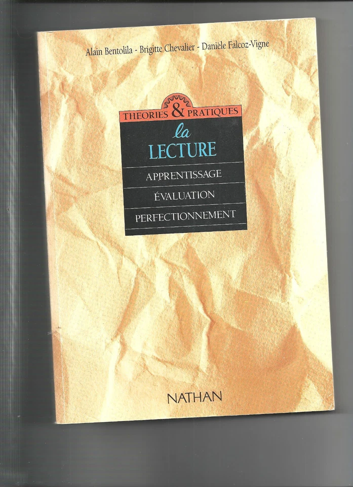 La Lectura Aprendizaje Evaluación Mejora Bentolila Caballero Ref E34 - Imagen 1 de 1