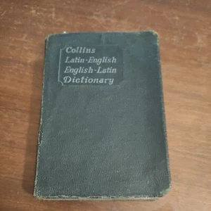 Collins Latin-English English - Latin Gem Dictionary Vintage 1957 1959 reprint - Zdjęcie 1 z 12