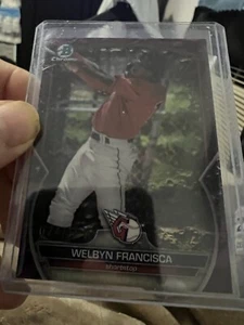 2023 Bowman Chrome Welbyn Francisca⚡️PINK LUNAR REFRACTOR #d/199⚡️Guardians - Picture 1 of 1
