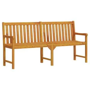 Wooden Garden Bench Outdoor Patio Lounge Seater Chair Seat Solid Acacia Wood - Picture 1 of 7