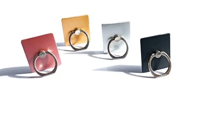 360° Universal Ring Phone Stand Grip Kickstand Holder – Black Pink Gold Silver - Image 1 of 3