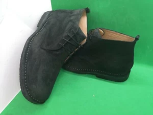 Hush Puppies Chukka Lace Up Mens Norco Black Suede Fashion Work Boots Size 9. 5 - Picture 1 of 12