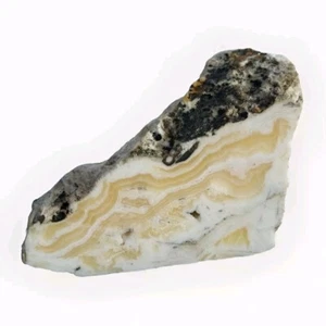 UTAH ARAGONITE DISPLAY ~387 gr/13.6oz / rough agate jasper mineral rock yellow  - Picture 1 of 13