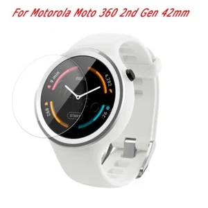 Premium Clear Tempered Glass Screen Protector for Motorola Moto 360 2nd Gen 42mm - Zdjęcie 1 z 1